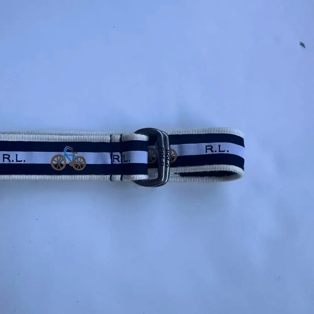 Ralph Lauren D-Ring Logo Printed Belt - Stylish & Versatile